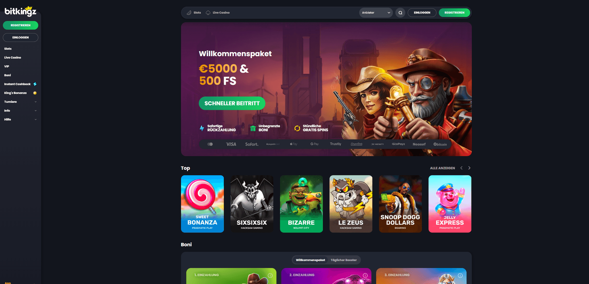 Bitkingz Casino ohne Limit